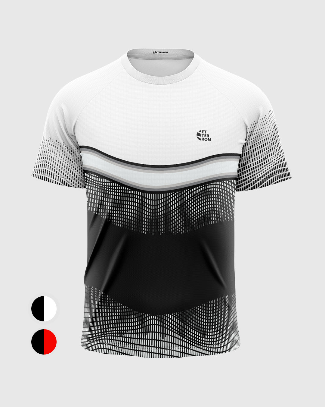 Camiseta running Carretero ET85 Black & White