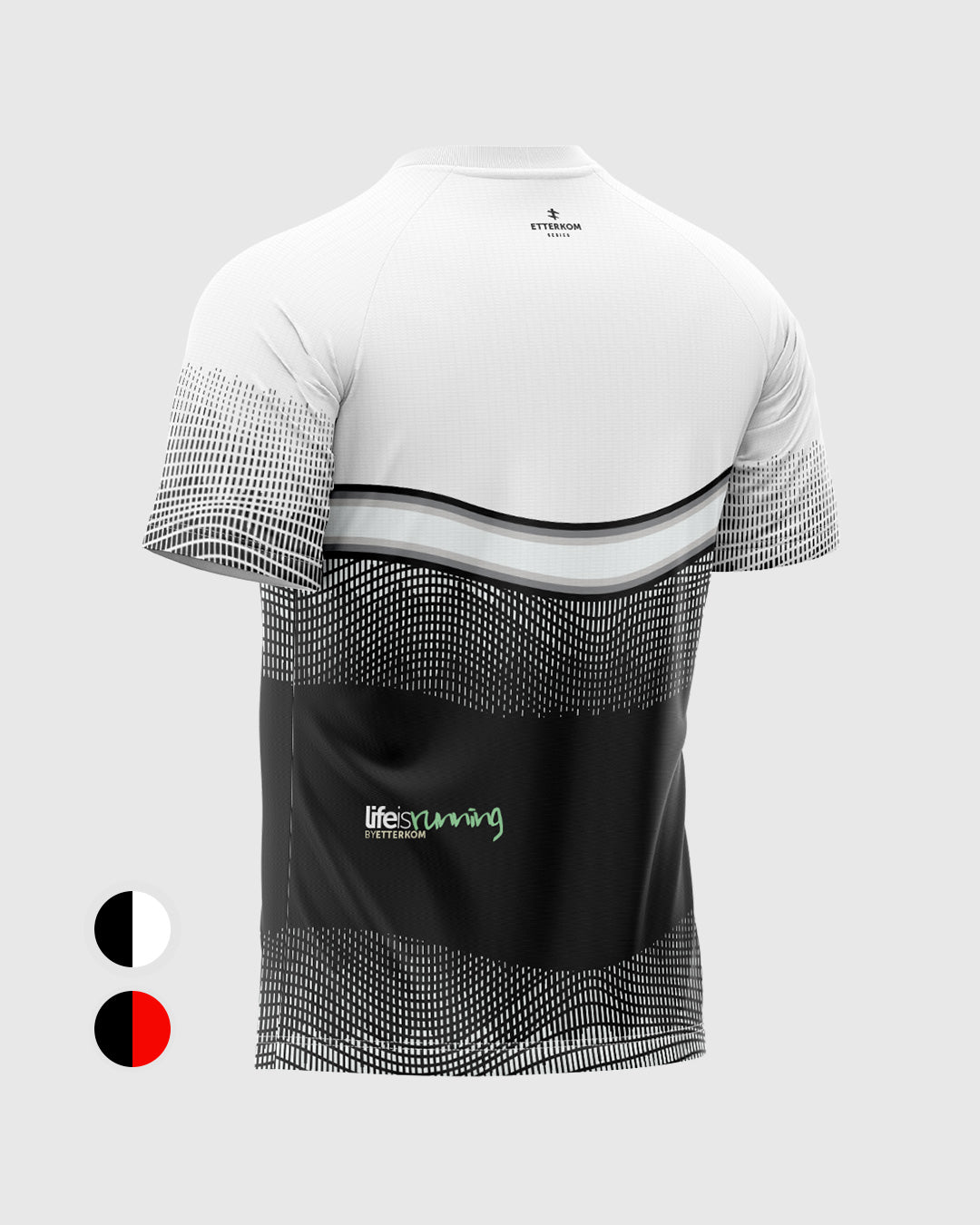 Camiseta running Carretero ET85 Black & White
