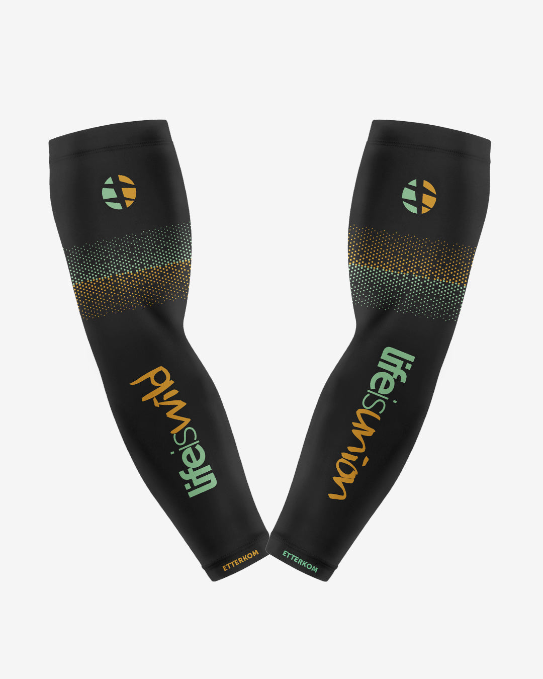 Manguitos ETTERKOM LIW Black - Arm Sleeves semicompresivos